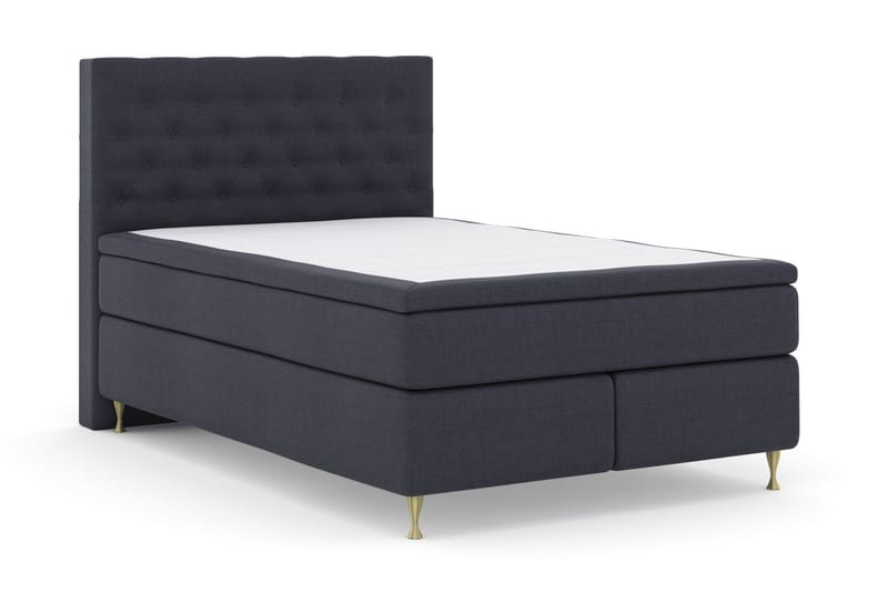 Select No 4 Komplett Sängpaket 160x200 Medium - Blå/Guld - Möbler - Säng - Komplett sängpaket