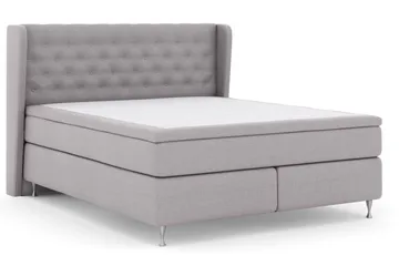 Select No 4 Komplett Sängpaket 160x200 Medium - Ljusgrå/Silver - Möbler - Säng - Komplett sängpaket