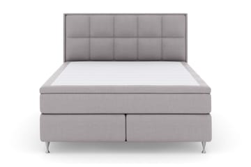 Select No 4 Komplett Sängpaket 160x200 Medium - Ljusgrå/Silver - Möbler - Säng - Komplett sängpaket