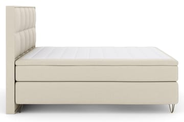 Select No 4 Komplett Sängpaket 180x200 Fast - Beige/Metall V-form - Möbler - Säng - Komplett sängpaket