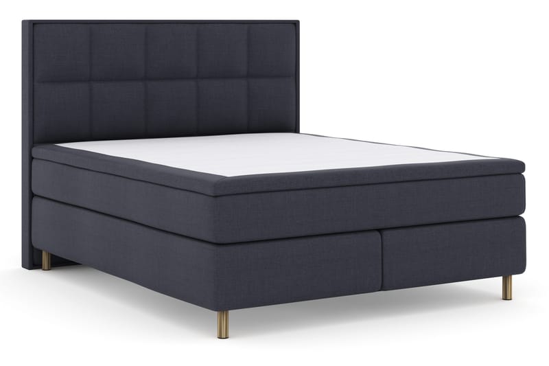 Select No 4 Komplett Sängpaket 180x200 Fast - Blå/Koppar - Möbler - Säng - Komplett sängpaket