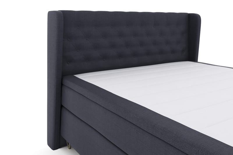 Select No 4 Komplett Sängpaket 180x200 Fast - Blå/Metall V-form - Möbler - Säng - Komplett sängpaket