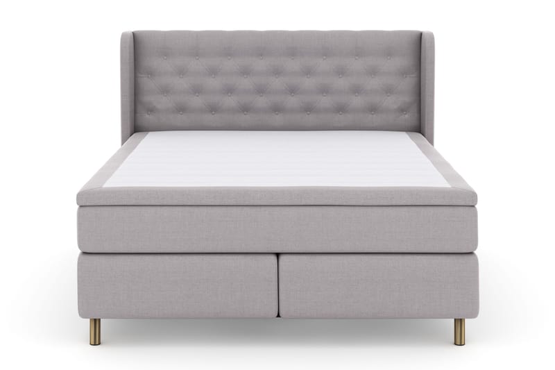 Select No 4 Komplett Sängpaket 180x200 Fast - Ljusgrå/Koppar - Möbler - Säng - Komplett sängpaket