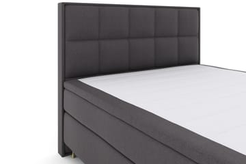 Select No 4 Komplett Sängpaket 180x200 Fast - Mörkgrå/Guld - Möbler - Säng - Komplett sängpaket