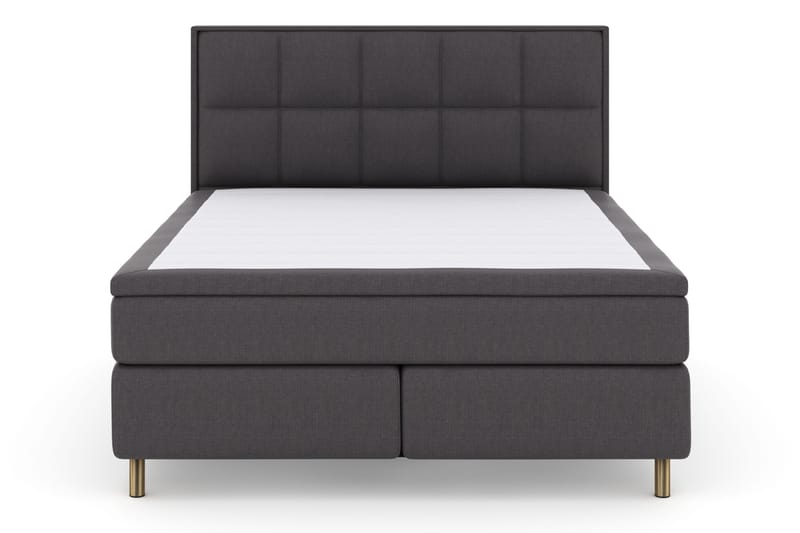 Select No 4 Komplett Sängpaket 180x200 Fast - Mörkgrå/Koppar - Möbler - Säng - Komplett sängpaket