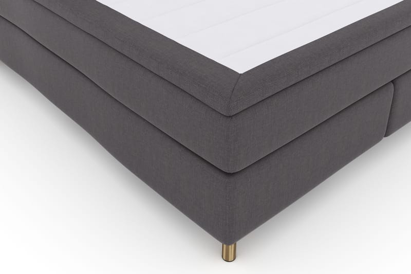 Select No 4 Komplett Sängpaket 180x200 Fast - Mörkgrå/Koppar - Möbler - Säng - Komplett sängpaket