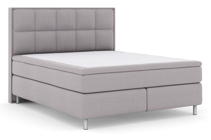 Select No 4 Komplett Sängpaket 180x200 Fast/Medium - Ljusgrå/Metall - Möbler - Säng - Komplett sängpaket