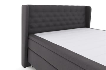 Select No 4 Komplett Sängpaket 180x200 Fast/Medium - Mörkgrå/Silver - Möbler - Säng - Komplett sängpaket