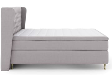 Select No 4 Komplett Sängpaket 180x200 Medium - Ljusgrå/Guld - Möbler - Säng - Komplett sängpaket