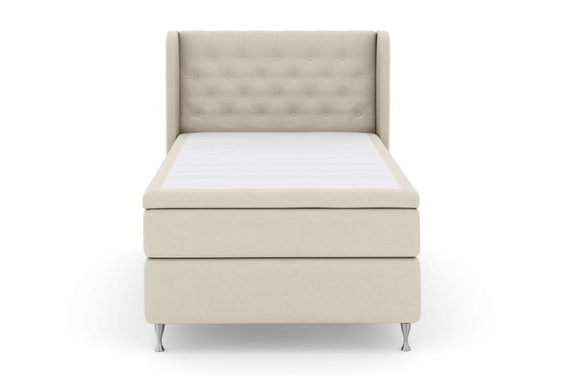Select No 5 Komplett Sängpaket 120x200 Fast Latex - Beige/Silver - Möbler - Säng - Komplett sängpaket