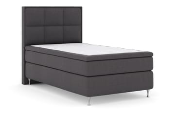 Select No 5 Komplett Sängpaket 120x200 Fast Latex - Mörkgrå/Silver - Möbler - Säng - Komplett sängpaket
