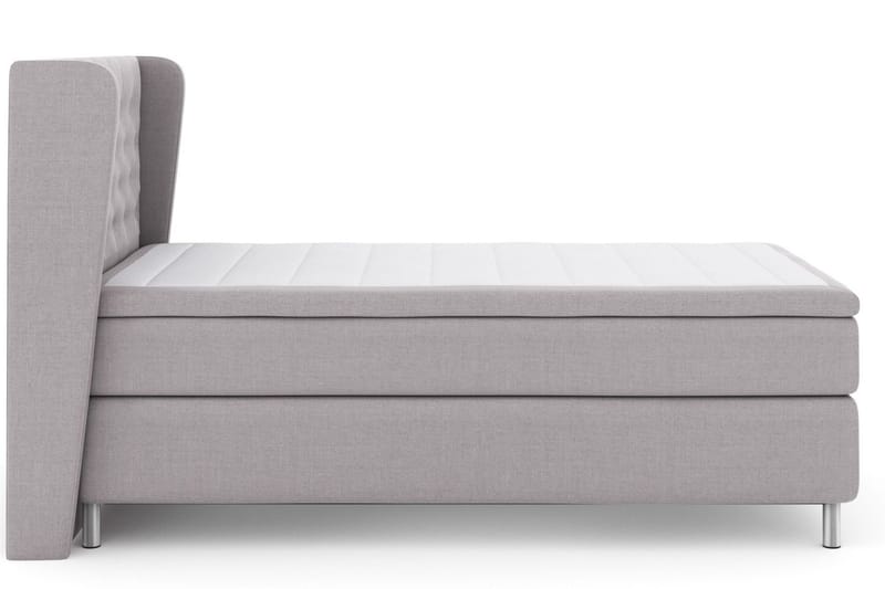 Select No 5 Komplett Sängpaket 120x200 Fast Watergel - Ljusgrå/Metall - Möbler - Säng - Komplett sängpaket
