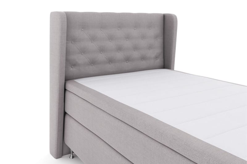 Select No 5 Komplett Sängpaket 120x200 Fast Watergel - Ljusgrå/Silver - Möbler - Säng - Komplett sängpaket