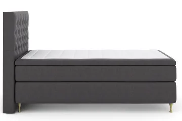 Select No 5 Komplett Sängpaket 120x200 Fast Watergel - Mörkgrå/Guld - Möbler - Säng - Komplett sängpaket
