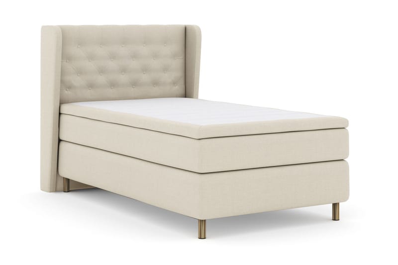 Select No 5 Komplett Sängpaket 120x200 Medium Latex - Beige/Koppar - Möbler - Säng - Komplett sängpaket
