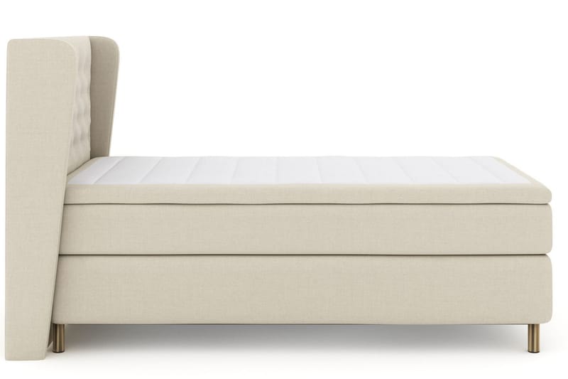 Select No 5 Komplett Sängpaket 120x200 Medium Latex - Beige/Koppar - Möbler - Säng - Komplett sängpaket