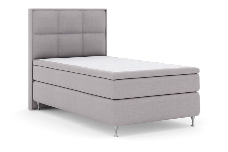 Select No 5 Komplett Sängpaket 120x200 Medium Latex - Ljusgrå/Silver - Möbler - Säng - Komplett sängpaket