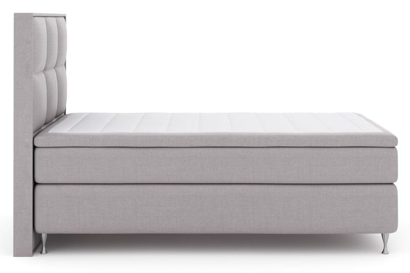 Select No 5 Komplett Sängpaket 120x200 Medium Latex - Ljusgrå/Silver - Möbler - Säng - Komplett sängpaket