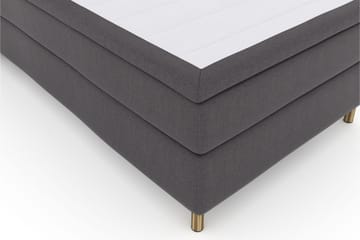 Select No 5 Komplett Sängpaket 120x200 Medium Latex - Mörkgrå/Koppar - Möbler - Säng - Komplett sängpaket