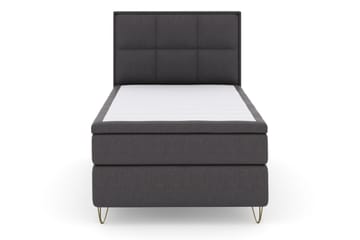Select No 5 Komplett Sängpaket 120x200 Medium Latex - Mörkgrå/Metall V-form - Möbler - Säng - Komplett sängpaket