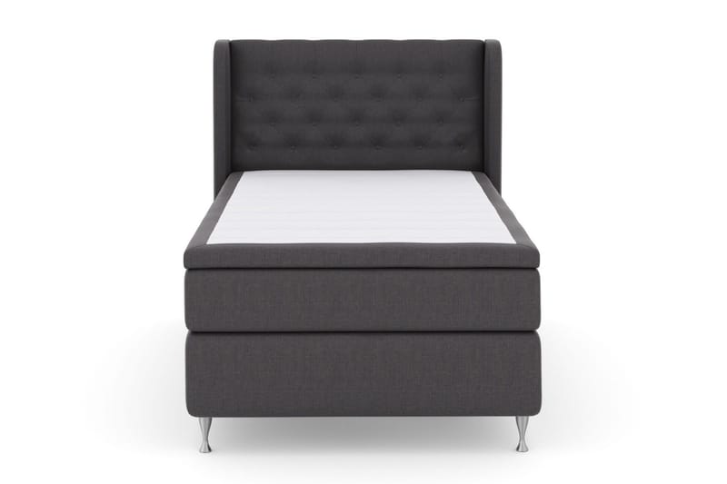 Select No 5 Komplett Sängpaket 120x200 Medium Latex - Mörkgrå/Silver - Möbler - Säng - Komplett sängpaket