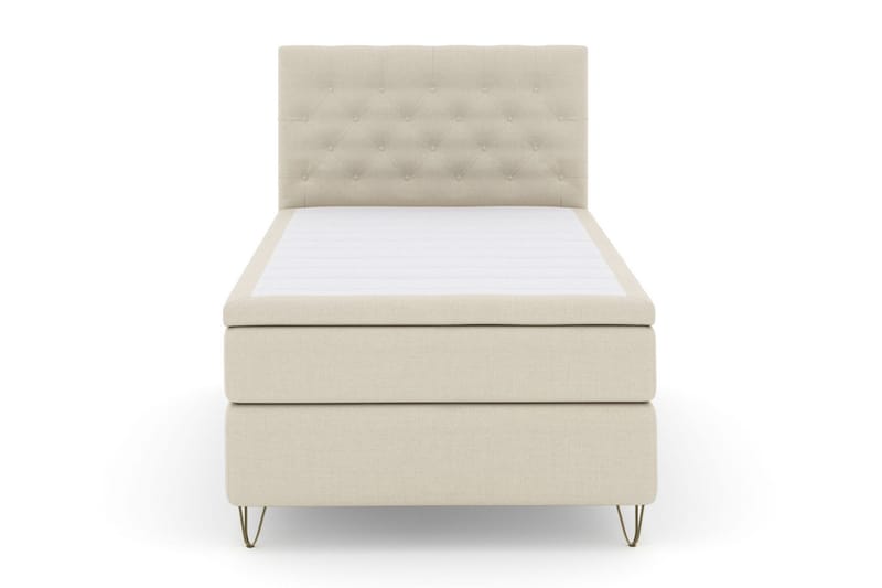 Select No 5 Komplett Sängpaket 120x200 Medium Watergel - Beige/Metall V-form - Möbler - Säng - Komplett sängpaket