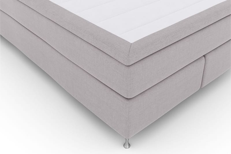Select No 5 Komplett Sängpaket 140x200 Fast Latex - Ljusgrå/Silver - Möbler - Säng - Komplett sängpaket