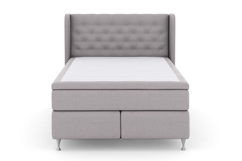 Select No 5 Komplett Sängpaket 140x200 Fast Watergel - Ljusgrå/Silver - Möbler - Säng - Komplett sängpaket