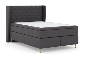 Select No 5 Komplett Sängpaket 140x200 Fast/Medium Watergel - Mörkgrå/Guld - Möbler - Säng - Komplett sängpaket