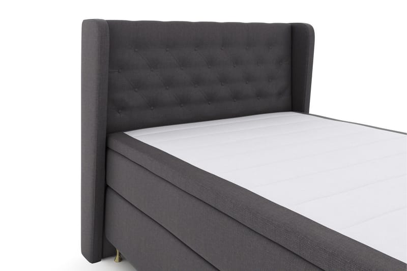 Select No 5 Komplett Sängpaket 140x200 Fast/Medium Watergel - Mörkgrå/Guld - Möbler - Säng - Komplett sängpaket