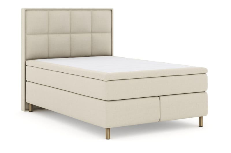 Select No 5 Komplett Sängpaket 140x200 Medium Latex - Beige/Koppar - Möbler - Säng - Komplett sängpaket