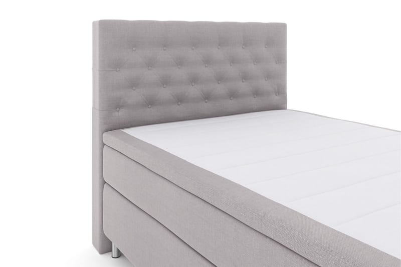Select No 5 Komplett Sängpaket 140x200 Medium Latex - Ljusgrå/Metall - Möbler - Säng - Komplett sängpaket