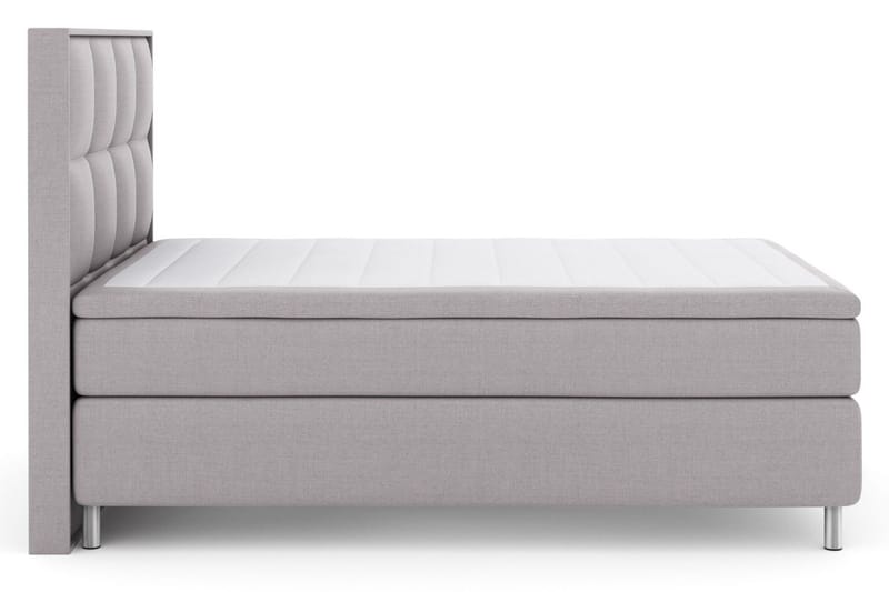 Select No 5 Komplett Sängpaket 140x200 Medium Latex - Ljusgrå/Metall - Möbler - Säng - Komplett sängpaket