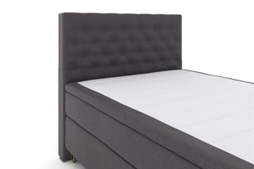 Select No 5 Komplett Sängpaket 140x200 Medium Latex - Mörkgrå/Metall V-form - Möbler - Säng - Komplett sängpaket