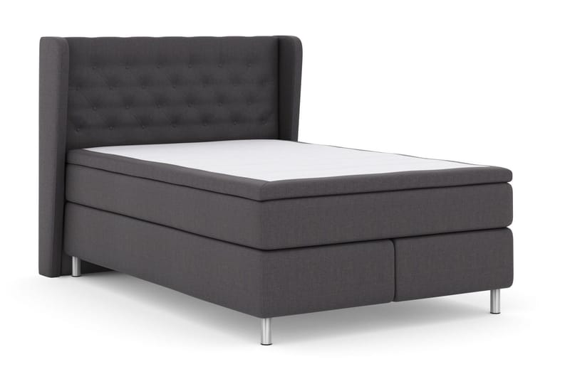 Select No 5 Komplett Sängpaket 140x200 Medium Latex - Mörkgrå/Metall - Möbler - Säng - Komplett sängpaket