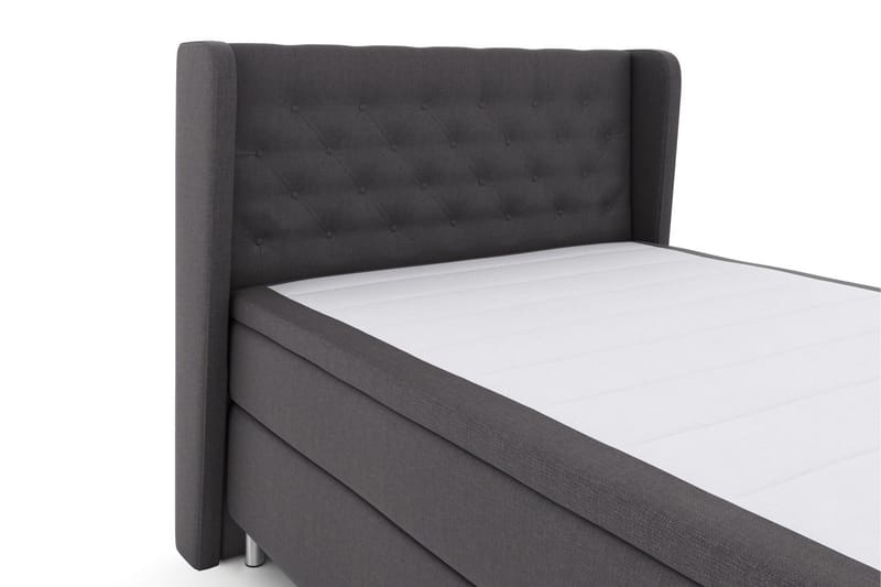 Select No 5 Komplett Sängpaket 140x200 Medium Latex - Mörkgrå/Metall - Möbler - Säng - Komplett sängpaket