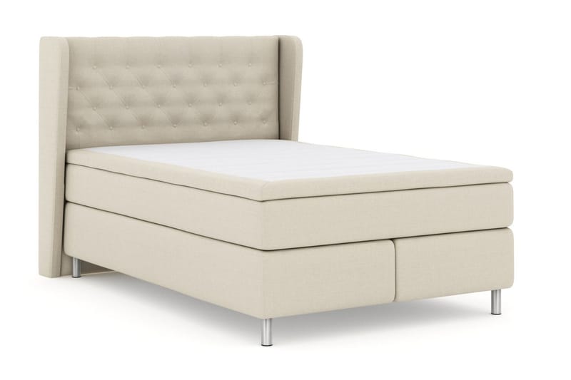 Select No 5 Komplett Sängpaket 160x200 Fast Latex - Beige/Metall - Möbler - Säng - Komplett sängpaket