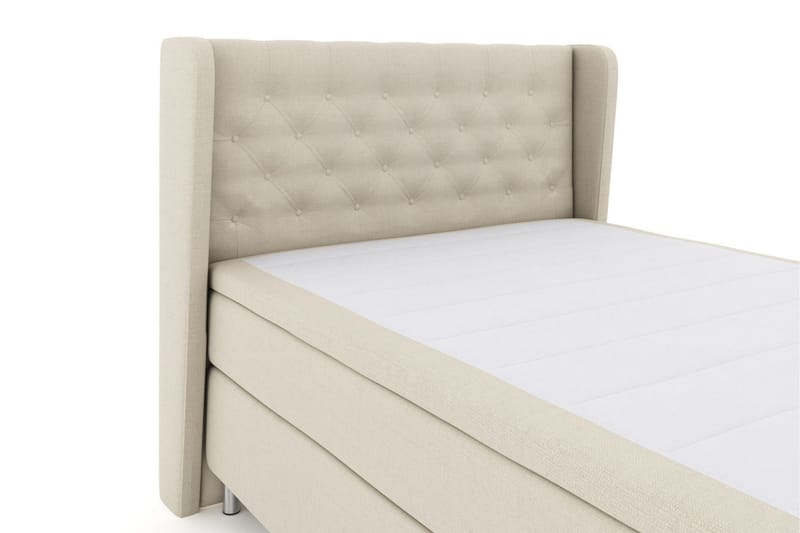Select No 5 Komplett Sängpaket 160x200 Fast Latex - Beige/Metall - Möbler - Säng - Komplett sängpaket