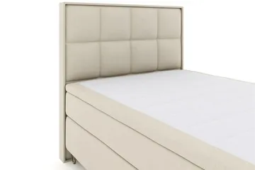 Select No 5 Komplett Sängpaket 160x200 Fast/Medium Latex - Beige/Metall V-form - Möbler - Säng - Komplett sängpaket