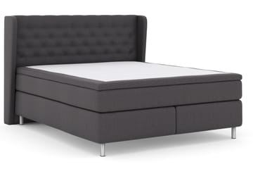 Select No 5 Komplett Sängpaket 160x200 Fast/Medium Latex - Mörkgrå/Metall - Möbler - Säng - Komplett sängpaket