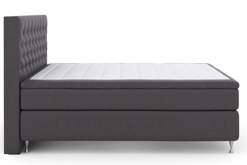 Select No 5 Komplett Sängpaket 160x200 Fast/Medium Watergel - Mörkgrå/Silver - Möbler - Säng - Komplett sängpaket