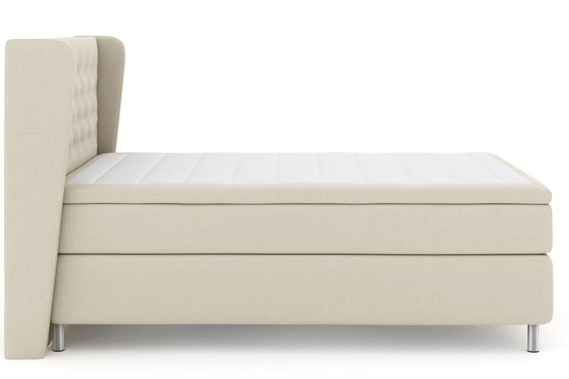 Select No 5 Komplett Sängpaket 160x200 Medium Latex - Beige/Metall - Möbler - Säng - Komplett sängpaket