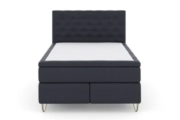 Select No 5 Komplett Sängpaket 160x200 Medium Latex - Blå/Metall V-form - Möbler - Säng - Komplett sängpaket