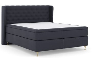 Select No 5 Komplett Sängpaket 180x200 Fast Latex - Blå/Guld - Möbler - Säng - Komplett sängpaket