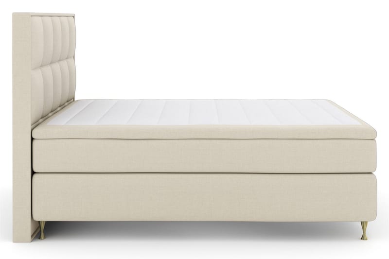 Select No 5 Komplett Sängpaket 180x200 Fast Watergel - Beige/Guld - Möbler - Säng - Komplett sängpaket