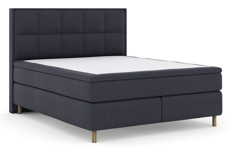 Select No 5 Komplett Sängpaket 180x200 Fast/Medium Latex - Blå/Koppar - Möbler - Säng - Komplett sängpaket