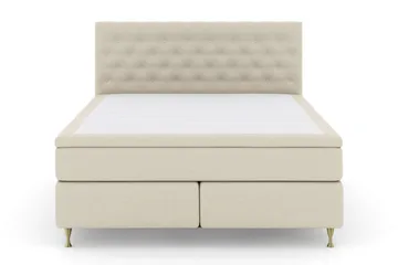 Select No 5 Komplett Sängpaket 180x200 Fast/Medium Watergel - Beige/Guld - Möbler - Säng - Komplett sängpaket