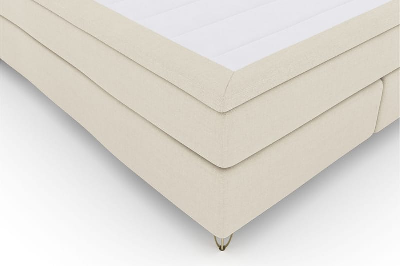 Select No 5 Komplett Sängpaket 180x200 Fast/Medium Watergel - Beige/Metall V-form - Möbler - Säng - Komplett sängpaket