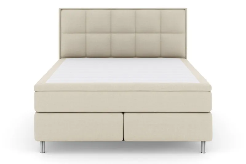 Select No 5 Komplett Sängpaket 210x210 Fast/Medium Latex - Beige/Metall - Möbler - Säng - Komplett sängpaket