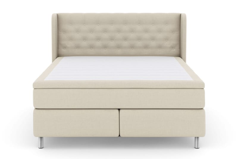 Select No 5 Komplett Sängpaket 210x210 Fast/Medium Latex - Beige/Metall - Möbler - Säng - Komplett sängpaket